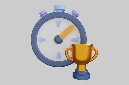 Preview: Deadline achievement cartoon asset