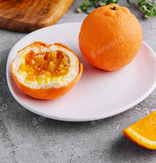 Preview: Mousse Cake in Shape of Citrus Mandarin