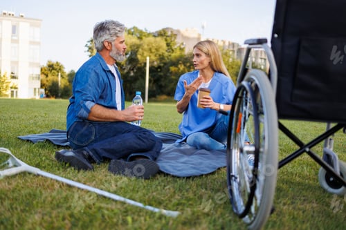 Preview: Wheelchair Adventure: A Nurse's Picnic with a Gentleman Outdoors