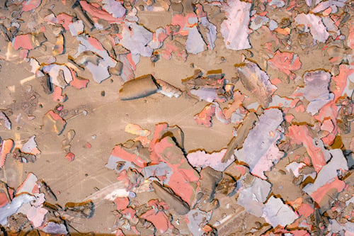 Preview: Destroyed Texture- Old Acrylic Paint. Crackle Surface- Abstract Pattern