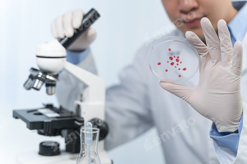 Preview: Focused photo on male hand that holding glass