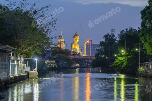 Preview: Bangkok downtown, Thailand in urban city in Asia.