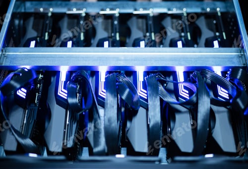 Preview: Bitcoin and cryptocurrency miner, mining computer