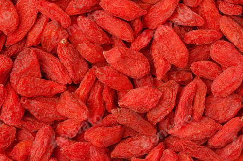 Preview: Goji berries texture, organic superfoods concept.