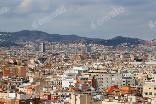 Preview: Beautiful view of Barcelona, Catalonia, Spain