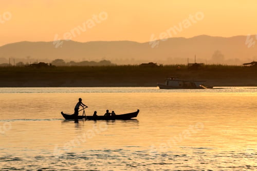 Preview: Sunrise on the Irrawaddy River - Myanmar