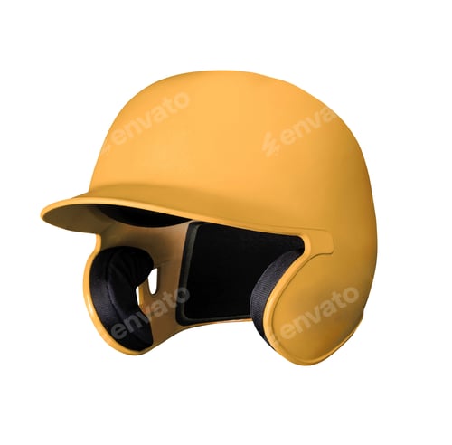 Preview: Classic Baseball yellow helmet