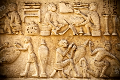 Preview: Historical Antique Egypt Marble