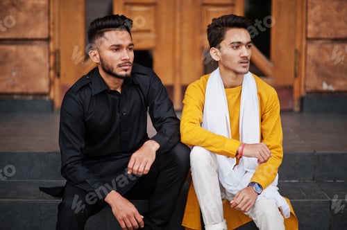 Preview: In indian traditional clothes