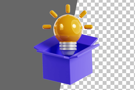 Preview: Think Out Of The Box 3D Icon