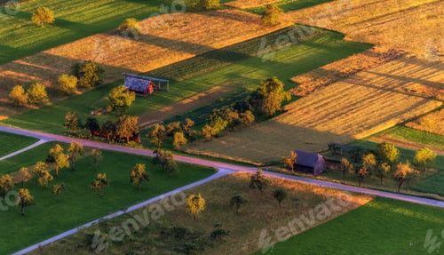 Preview: Sunset in the countryside