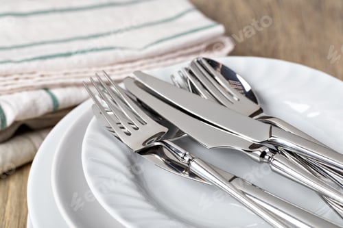 Preview: plate and cutlery
