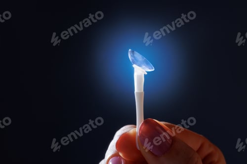 Preview: Macro Contact Lens on Applicator for Vision Correction, Better Eyesight and Glasses Replacement
