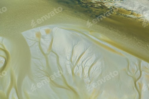 Preview: Sand and water patterns, estuary, Manche, Normandy, France