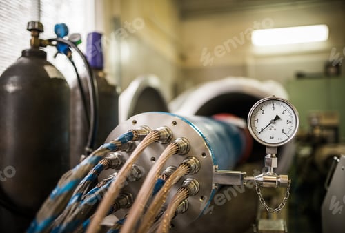Preview: Set of high voltage cables with barometer