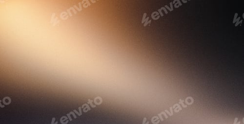 Vista previa: Diseño de encabezado de banner abstracto de color beige marrón dorado degradado de fondo oscuro con textura de ruido granulado