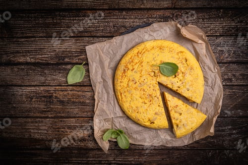 Preview: Spanish omelette with potatoes and onion