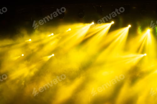 Preview: Magic colorful stage lights