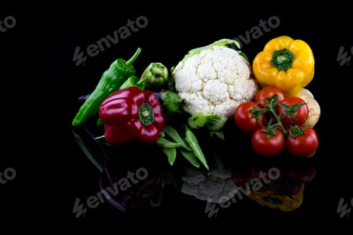Preview: Vegetables various; food concept photo. Healthy nutrition.