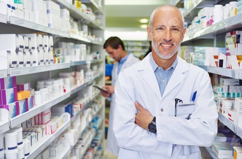 Preview: Ive carved a career in healthcare. Portrait of a confident mature pharmacist working in a pharmacy.