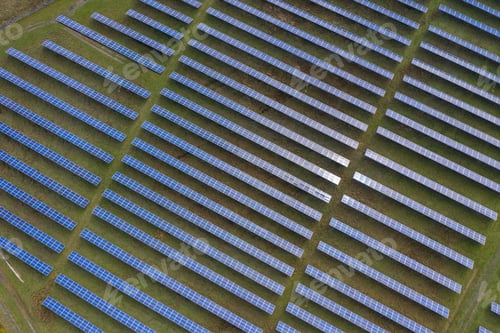 Preview: Solar panels aerial view