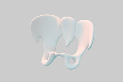 Preview: Abstract fluid sculpture