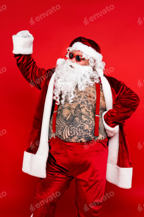 Preview: Funny Santa Claus portrait