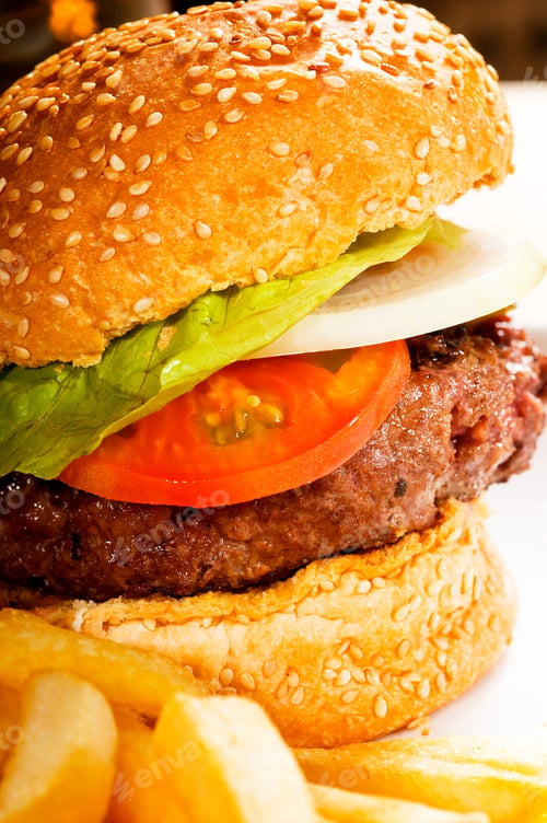 Preview: classic hamburger sandwich