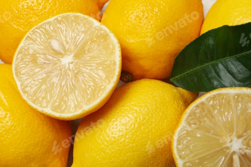 Preview: Concept of tasty citrus fruit - delicious lemon