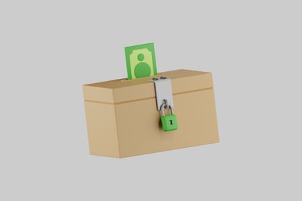 Preview: Celebration gift box with money