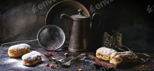 Preview: Eclairs with white chocolate