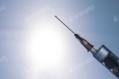 Preview: Syringe with solution for injection