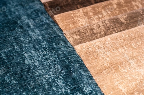 Preview: Catalog of multicolored cloth from furniture fabric