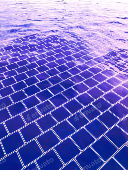 Preview: Purple swimming pool floor