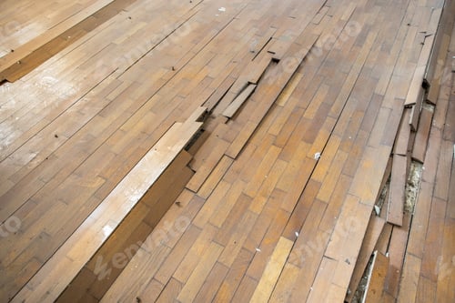 Preview: Damaged wooden floor