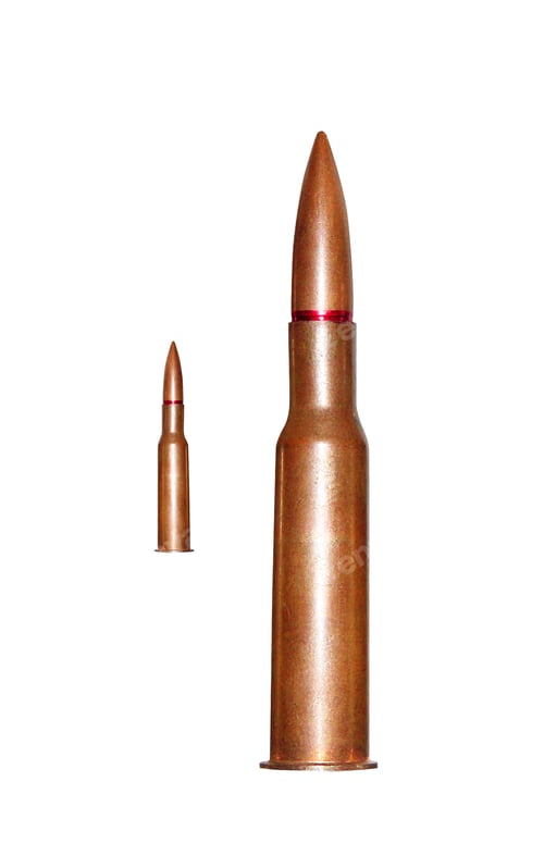 Preview: Two rifle bullets