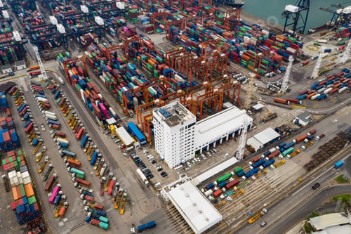 Preview: Kwai Tsing , Hong Kong 09 October 2018:- Cargo Container Port in Hong Kong