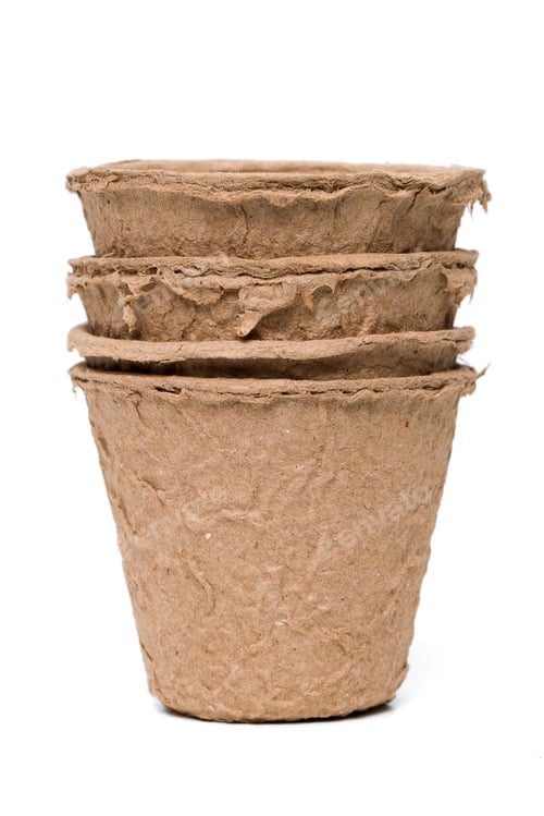 Preview: Four paper recycle pots