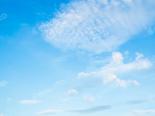 Preview: Sky cloud background blue skyline summer
