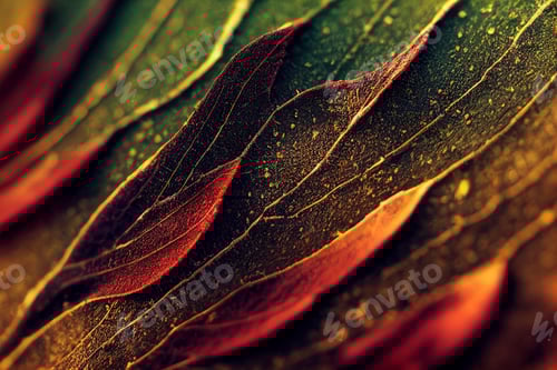 Preview: Super detailed colorful waves background, copy space banner,conceptual photography of macro elements