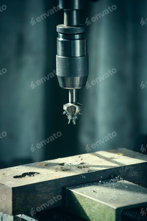 Preview: Precision in Progress Drill Press at Work