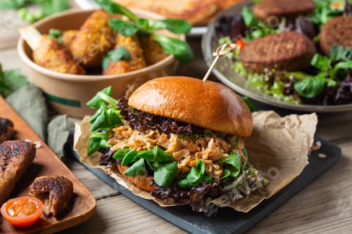 Preview: Variety of plant based meat, food to reduce carbon footprint