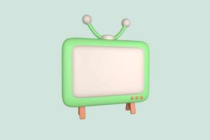 Preview: TV Props 3D Illustration