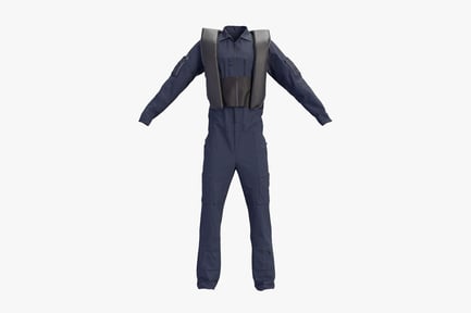 Preview: Flight Crew Uniform with Integrated Life Vest