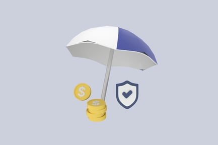 Preview: Protection Umbrella 3D Illustration