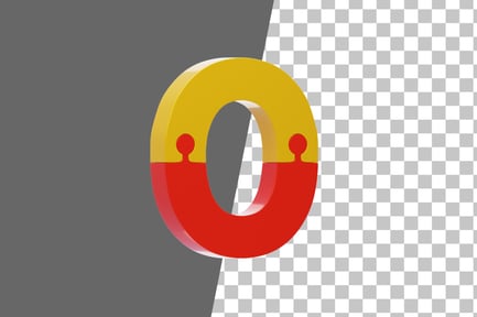 Preview: Puzzle O 3D Icon