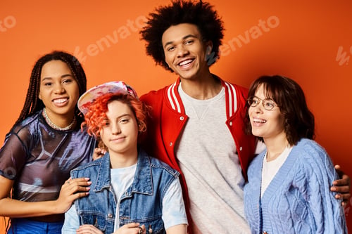 Preview: Unified vision: diverse group stands together