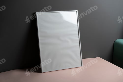 Preview: a white empty blank frame for picture, copy space template