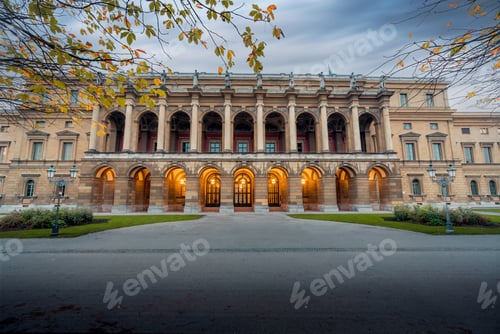 Preview: Banqueting Hall Wing Facade (Festsaalbau) at Munich Residenz - Munich, Bavaria, Germany