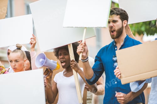 Preview: Activists demonstrating against social issues